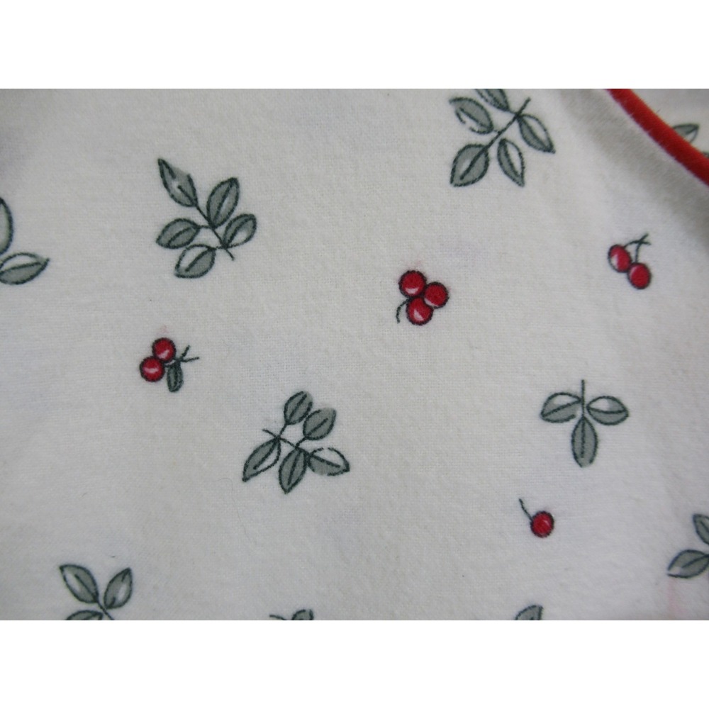 Vintage Carole Flannel Nightgown Plus Size 2X Berry Print Grandma - Picture 4 of 7